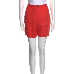 Mara Hoffman Red Linen Shorts